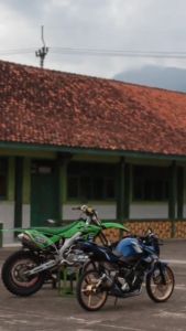 stiker kawasaki gordon stiker motor klx150