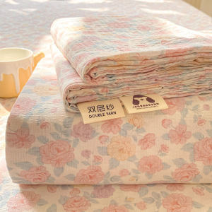 KAMONI | Summer Dual Layer Sheet Set Non-Pure Cotton For 1.5m Bed Single Pillowcase