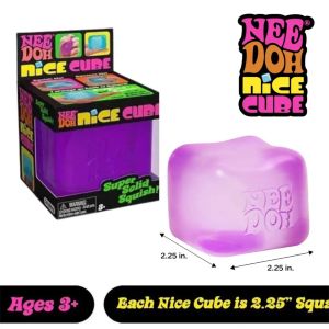 New Dr Pepper Nee Doh Squishy Cube Blind Box Soft Squeeze Fidget Toy Stress Relief Anti Anxiety Sensory Toy Adults Festival Gift