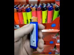 Glictel Brand Disposable Gas Lighter【074】/Nylon Body Disposable Flint Lighter/ Disposable Fixed-flame Flint/Pemetik Api