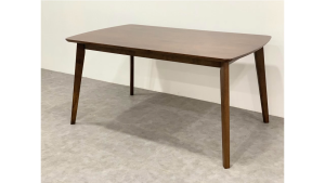GF 5ft-150cm solid rubber wood Scandinavian dining table / meja makan