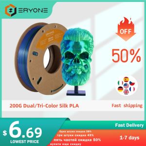 ERYONE 200g Dual/Tri Colors Silk PLA Filament: A High-Quality 3D Printing Solution