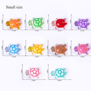 Hot Sales 10pcs Glow-In-The-Dark Cute 3D Turtle Detachable Shoe Charms Decorations Luminous Clips For Beach Sandals