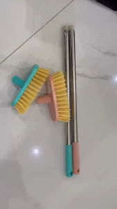 AT.Homemart แปรงขัดพื้น แปรงขัดห้องน้ำ (รหัส 9999) ด้ามยาว ขนแปรงไนล่อน