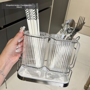 Drainable Spoon & Chopstick Storage Rack