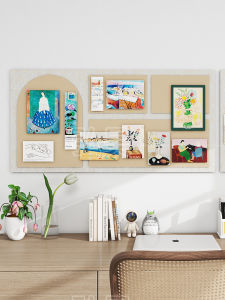 Boards DIY ติดผนังแบบอิสระ พื้นผิวอ่อน พื้นผิวโพลีเอสเตอร์ ตกแต่งห้อง ติดผนังโซฟา ติดผนังหลังคา เรียบหรู สไตล์โมเดิร์น