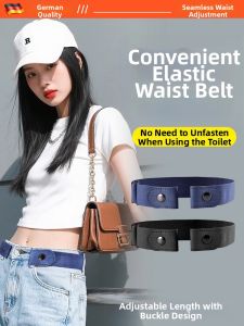 Snowlover | No Punching Lazy Belt for Women Elastic Hidden Waist Cinching