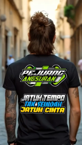 Kaos PEJUANG ANGSURAN kaos harian distro bahan cotton combet cocok untuk pria dan wanita