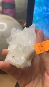 Đá thạch Anh trắng pha lê tự nhiên trong suốt vàng Citrine thanh tẩy thiền định tarot cực mạnh Clearly Quartz Natural 93