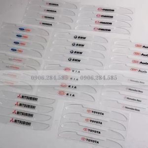 Set 4 Miếng Dán Silicon Bảo Vệ và chống va chạm trầy xước Gương Chiếu Hậu Cửa Xe Hơi VD2