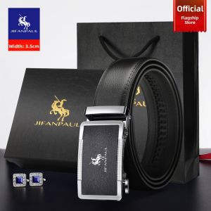 JIFANPAUL | Mens Automatic Buckle Leather Belt Business