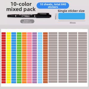 Colorful Name Marking Stickers