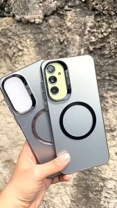 NEW MAGNETIC MAGSAFE ICY (2) compatible for Samsung M15 M35 M55 A20 A30 A22 A21S M32 M22 S20 S21 S23 S24 FE S22 S24 S24+ S25 S25+ Plus Ultra case magsafe warna lucu