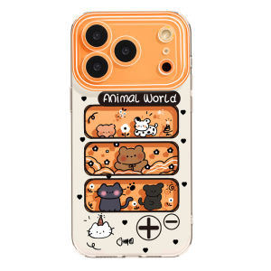 YOUSIDUN | thích hợp cho ốp điện thoại di động iphone18pro Apple 18promax17 trong suốt 16pro series 15 gấu max mèo con 13 bảo vệ toàn diện 14 rỗng 16 bộ 17promax