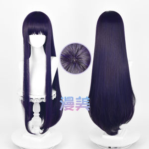 Manmei Demon Fox X Servant SS White Ghost Yard Fierce Butterfly Cos Wig Silicone Simulation Scalp Top Long Bangs