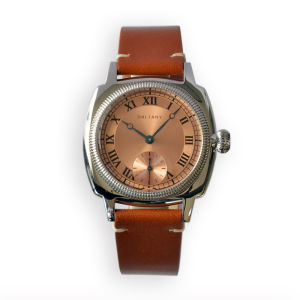 Baltany Retro 1926 Oyster Style Replicated Ancient Roman Dial 4037 Pillow Shell Small Second Hand Watch Leather Strap Quartz Movement