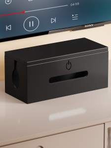 evesigar | Cable Organizer Box Power Strip Wire Management