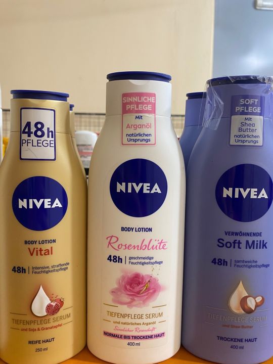 Dưỡng thể nivea 400ml Đưc