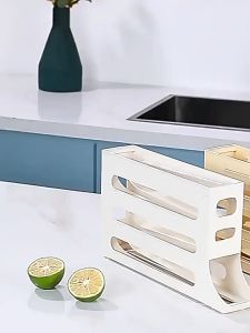 𝗛𝗢𝗩𝗘𝗟𝗦𝗛𝗢𝗣 Rak Telur Tingkat 4 Susun Egg Tray Storage Organizer Tempat Penyimpanan Minimalis