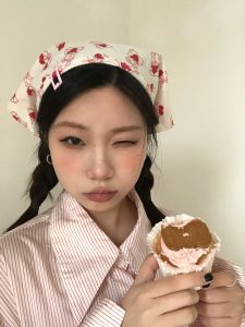 ผ้าพันคอสามเหลี่ยมลายหมีและกระต่ายน่ารักสำหรับเด็กผู้หญิง ผ้าพันคอสามเหลี่ยมแบบผูกโบว์ ดีไซน์ดั้งเดิม ฤดูใบไม้ผลิและฤดูร้อน แฟชั่น