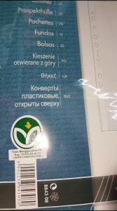 Bantex PP Pocket File Sheet Protector Size A4 20 Lembar 2040