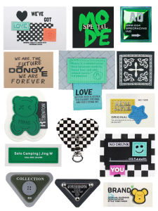 Fashion Element Clothes Decoration Patch Handmade Sewing Bag Pants Decorative Patch Label Repair Patch DIY Accessories