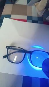 Kacamata Anti Radiasi Photocromic untuk Pria dan Wanita Bingkai Persegi Lensa yang Dapat Diganti