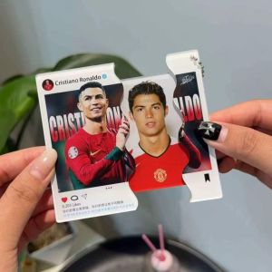 YIRANJIA | Acrylic Slide Soccer Star Keychain