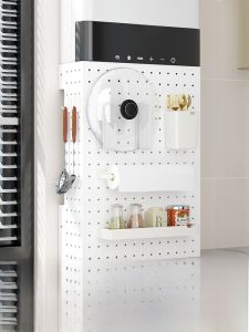 Samedream Stainless Steel Hot Water Heater Cover Decorative Kitchen Wall Mounted Conceal Board Metal Craft Cut Surface Paint