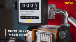 220V Self Priming Electric Oil Pump 550W Electric Fuel Self-Priming Delivery Pump Petroleum Diesel Kerosene Transmission Power Pump 60L/Min Large Flow High-Precision Quantitative Vehicle Refueling Engine Oil Pump Quantitative Metering Pump Unit