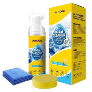 150ml Multipurpose Foam Cleaner For Car Interior Foam Cleaner With Sponge Leather Seats White Shoes Stain Remover For Car