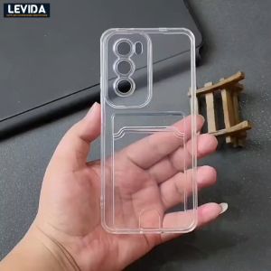 Oppo Reno 12 5G Oppo Reno 12 Pro 5G Oppo Reno 12F Card Case Clear / Slot Kartu Bening Case Oppo Reno 12 5G Oppo Reno 12 Pro 5G Oppo Reno 12F