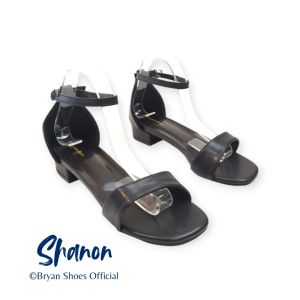 Bryan Shanon Suede Chunky Heels Tahu 3cm Suede Dove Glossy Oversize Bigsize Jumbo 36-40 41 42 43