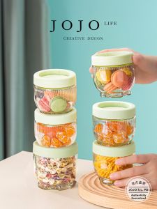 Cat Claw Design Glass Storage Can Creative and Fun for Home Kitchen
