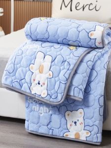 มattress ผ้าขนแกะ ผ้าขนสัตว์ ฤดูหนาว อบอุ่น เสื้อคลุมผ้าฝ้าย ผ้าไนลอน กันเปียก กันน้ำ มีซิป อเนกประสงค์ ใช้ในห้องนอน สำหรับผู้ใหญ่ เสื้อคลุมด้านบนและด้านล่าง