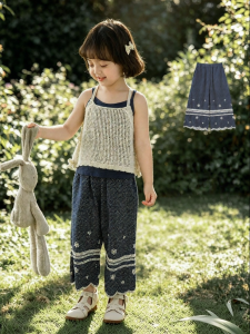 YOEHYAUL | Summer Polka Dots Cotton Breathable Trousers