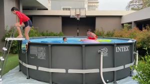 สระน้ำทรงกลม Intex 26326 ขนาด (16 ฟุต) 4.88 x 1.22 เมตร รุ่นใหม่