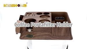 Trạm Nén Cà Phê KISSHOME Espresso Với Hộp Đựng Bã Cà Phê Từ Tính Và Giá Đỡ Portafilter Tương Thích Với Kích Thước 51mm-58mm Phụ Kiện Cà Phê Bằng Chất Liệu ABS Dành Cho Barista