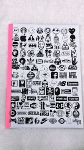 แบบลายสัก วินเทจ ชุดที่ 2 (A4 1เซต 40แผ่น) ลายสัก แบบลายสัก  (ไม่ใช่สติ๊กเกอร์)