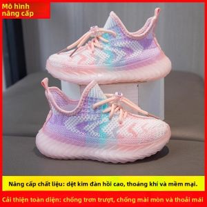 JIFANPAUL | Giày Sneaker Trẻ Em Siêu Nhẹ Thoáng Khí Chạy Bộ Cho Bé Trai Và Bé Gái Đế Mềm Vải Dệt Kim Bay Không Khí Dành Cho Mùa Xuân Và Mùa Thu