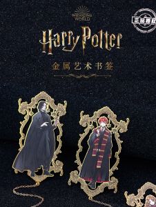 Harry Potter Character Animal Metal Bookmarks Gift for Primary School Children Birthday Present Hollow out Design Paper Supplies