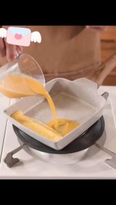 Wajan Frypan Telur Omelette & Panci Persegi Anti Lengket