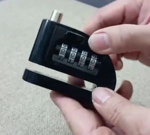 Khóa số đĩa chống trộm xe máy bằng hợp kim chắc chắn thế hệ mới KD02 4 mã số có thể thay đổi
