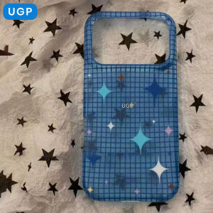 UGP | Blue Transparent Grid Style Phone Case