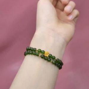 Chuỗi 2v Diop VIP mix charm sen V24k và bi V10k - Phong Thủy TUDO