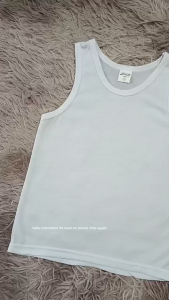 dito-dito white sando for kids boy school uniform for girls elementary tank top for kids boy