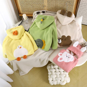 JIFANPAUL | Warming Cartoon Hooded Fluffy Thick Jacket Outerwear