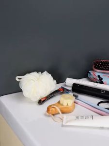 Self-Adhessive Bathroom Rack Shaver /ToothBrush/ Electric ToothBrush holder with Hooks