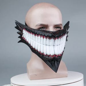 Cosplay DAN DA DAN Okarun Ken Takakura Face Mask for Adult Halloween Scary Masquerade Masks