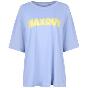Maxrun Womens Sport T-shirt Loose Fit Short Sleeve Yoga Fitness Running Clothes Thin Quick Dry Breathable Top Polyester